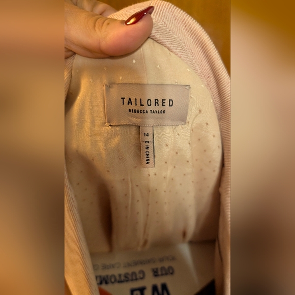 REBECCA TAYLOR SLUB SUIT PANT - Picture 5 of 8